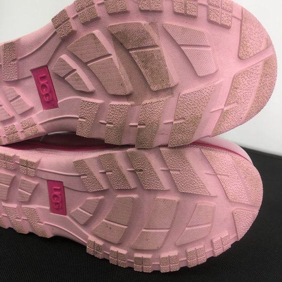 UGG GIRLS size 3 BOOTS BUTTE II PINK WATERPROOF BOOT SHEARLING Snow Rain Winter - Picture 12 of 15